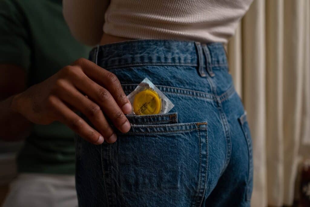 Condom out of pocket